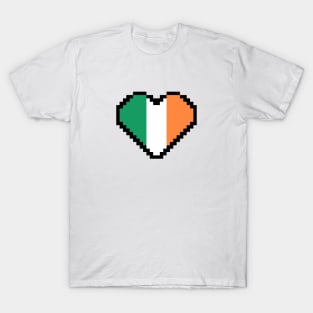 Irish Flag Pixel Art, Flag of Ireland pixel art T-Shirt